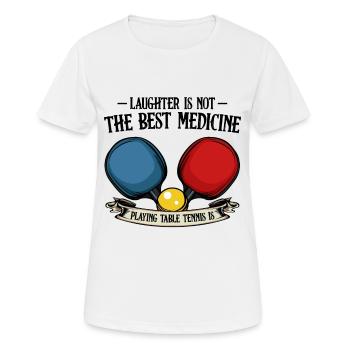 Ping-pong - T-shirt respirant Femme - blanc - Devant - AI Model Female 172 dark (172cm)