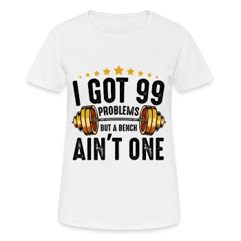Body Builders Cadeaux Cool Bodybuilding Body Building - T-shirt respirant Femme - blanc - Devant - AI Model Female 172 dark (172cm)