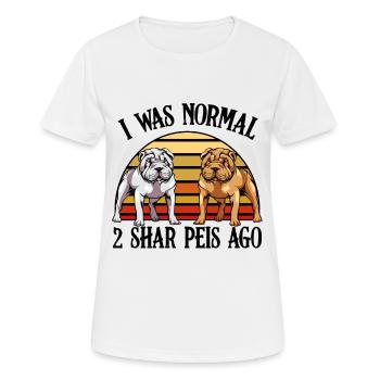 Shar Pei - Frauen T-Shirt atmungsaktiv - Weiß - Vorne - AI Model Female 172 dark (172cm)