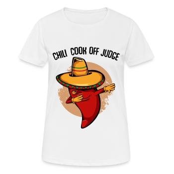Chili chili pepper - T-shirt respirant Femme - blanc - Devant - AI Model Female 172 dark (172cm)