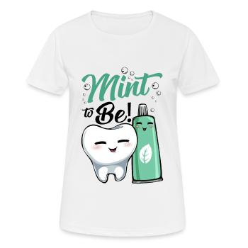 Dentiste - T-shirt respirant Femme - blanc - Devant - AI Model Female 172 dark (172cm)