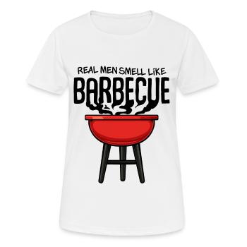 BBQ Grilling - Women's Breathable T-Shirt - white - Front - AI Model Female 172 dark (172cm)