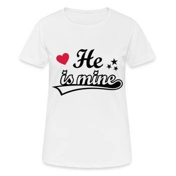 i love my boyfriend Liebe Freund boyfriend - Frauen T-Shirt atmungsaktiv - Weiß - Vorne - AI Model Female 172 dark (172cm)