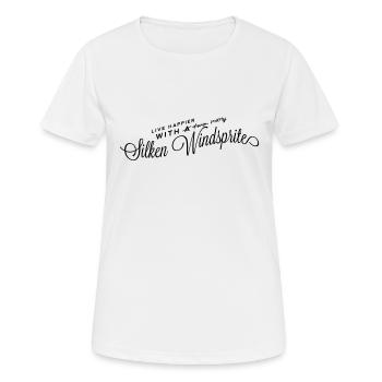 Many Silken Windsprites - Frauen T-Shirt atmungsaktiv - Weiß - Vorne - AI Model Female 172 dark (172cm)