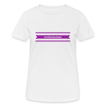 ich bin ein Verführer - Frauen T-Shirt atmungsaktiv - Weiß - Vorne - AI Model Female 172 dark (172cm)