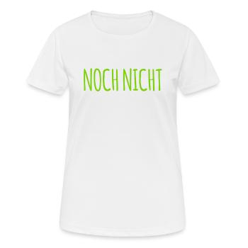 falscher Zeitpunkt - Frauen T-Shirt atmungsaktiv - Weiß - Vorne - AI Model Female 172 dark (172cm)