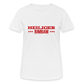 das ist eine Überraschung - Frauen T-Shirt atmungsaktiv - Weiß - Vorne - AI Model Female 172 dark (172cm)