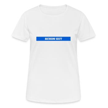 kein Problem - Frauen T-Shirt atmungsaktiv - Weiß - Vorne - AI Model Female 172 dark (172cm)