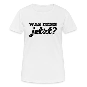 wir brauchen eine Entscheidung - Frauen T-Shirt atmungsaktiv - Weiß - Vorne - AI Model Female 172 dark (172cm)