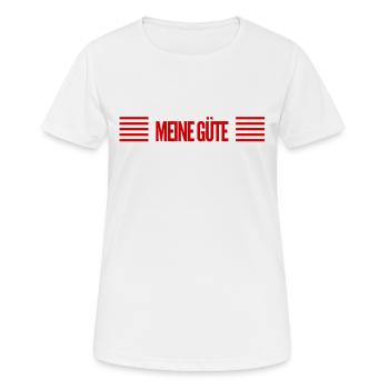 Dein Ernst? - Frauen T-Shirt atmungsaktiv - Weiß - Vorne - AI Model Female 172 dark (172cm)