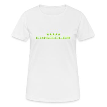 ich mag die Stille - Frauen T-Shirt atmungsaktiv - Weiß - Vorne - AI Model Female 172 dark (172cm)