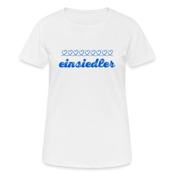 ich mag die Einsamkeit - Frauen T-Shirt atmungsaktiv - Weiß - Vorne - AI Model Female 172 dark (172cm)