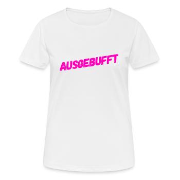 ich bin schlau - Frauen T-Shirt atmungsaktiv - Weiß - Vorne - AI Model Female 172 dark (172cm)