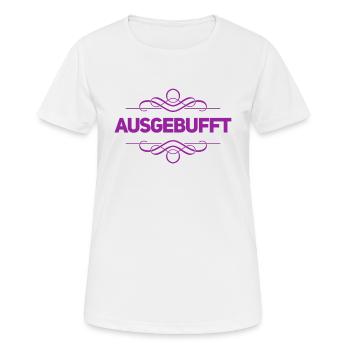 ich bin clever - Frauen T-Shirt atmungsaktiv - Weiß - Vorne - AI Model Female 172 dark (172cm)