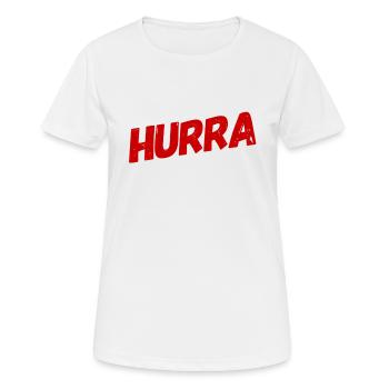das ist so toll - Frauen T-Shirt atmungsaktiv - Weiß - Vorne - AI Model Female 172 dark (172cm)