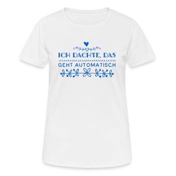 da lag ich falsch - Frauen T-Shirt atmungsaktiv - Weiß - Vorne - AI Model Female 172 dark (172cm)