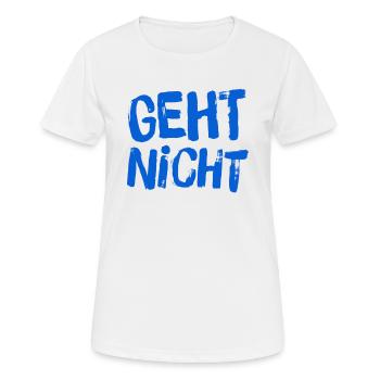 es ist kaputt - Frauen T-Shirt atmungsaktiv - Weiß - Vorne - AI Model Female 172 dark (172cm)