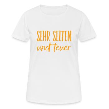 ich bin wunderbar - Frauen T-Shirt atmungsaktiv - Weiß - Vorne - AI Model Female 172 dark (172cm)