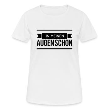meiner Meinung nach - Frauen T-Shirt atmungsaktiv - Weiß - Vorne - AI Model Female 172 dark (172cm)