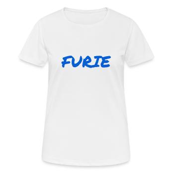 ich meckere gerne - Frauen T-Shirt atmungsaktiv - Weiß - Vorne - AI Model Female 172 dark (172cm)