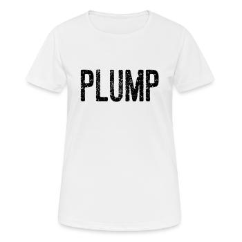 schwerfällig - Frauen T-Shirt atmungsaktiv - Weiß - Vorne - AI Model Female 172 dark (172cm)