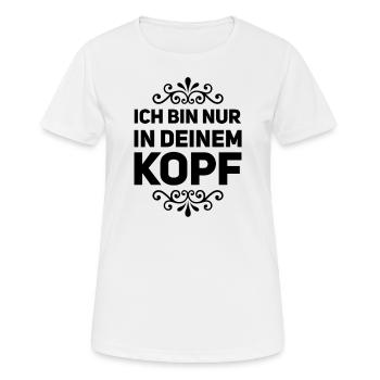 du bist verwirrt - Frauen T-Shirt atmungsaktiv - Weiß - Vorne - AI Model Female 172 dark (172cm)