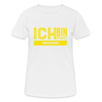 Vorurteile sind schlecht - Frauen T-Shirt atmungsaktiv - Weiß - Vorne - AI Model Female 172 dark (172cm)