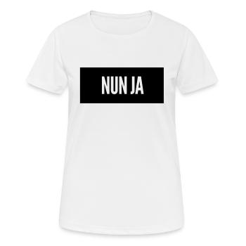 egal - Frauen T-Shirt atmungsaktiv - Weiß - Vorne - AI Model Female 172 dark (172cm)