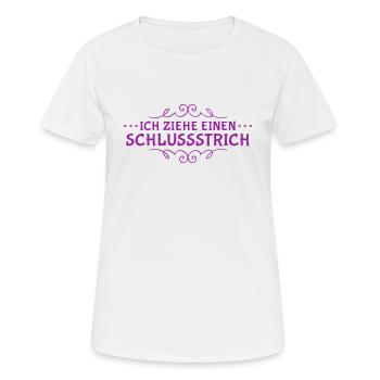 Zeit für einen Neuanfang - Frauen T-Shirt atmungsaktiv - Weiß - Vorne - AI Model Female 172 dark (172cm)