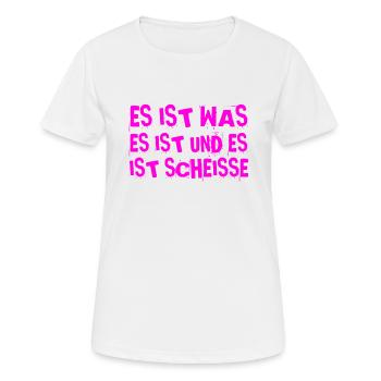 schlechte Laune - Frauen T-Shirt atmungsaktiv - Weiß - Vorne - AI Model Female 172 dark (172cm)