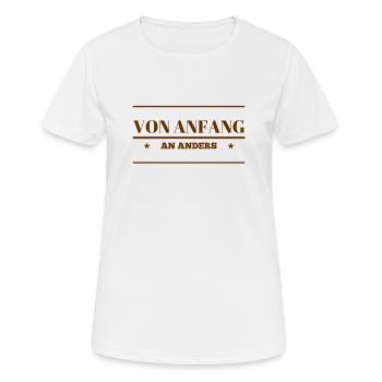 ich bin wunderbar - Frauen T-Shirt atmungsaktiv - Weiß - Vorne - AI Model Female 172 dark (172cm)