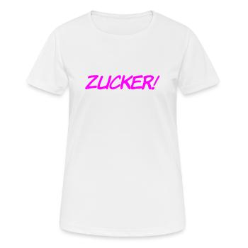 fantastisch - Frauen T-Shirt atmungsaktiv - Weiß - Vorne - AI Model Female 172 dark (172cm)