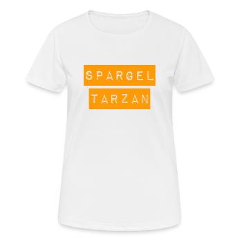 ich bin dünn - Frauen T-Shirt atmungsaktiv - Weiß - Vorne - AI Model Female 172 dark (172cm)
