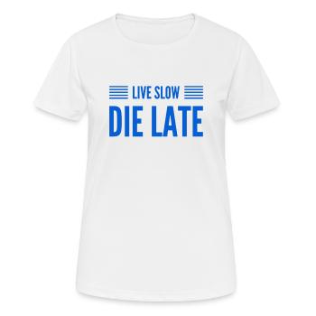 Slow movement - Women's Breathable T-Shirt - white - Front - AI Model Female 172 dark (172cm)
