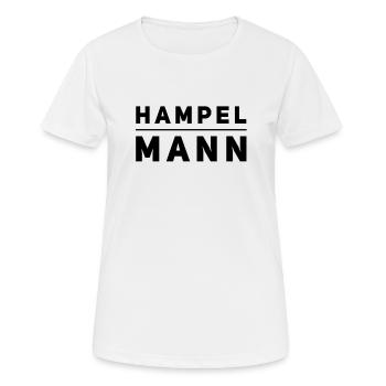 ich stehe meinen Hampelmann - Frauen T-Shirt atmungsaktiv - Weiß - Vorne - AI Model Female 172 dark (172cm)
