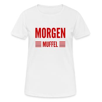 miese Stimmung - Frauen T-Shirt atmungsaktiv - Weiß - Vorne - AI Model Female 172 dark (172cm)