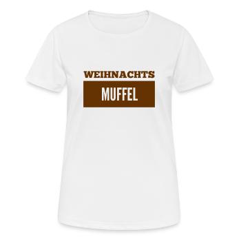 keinen Bock auf Weihnachten - Frauen T-Shirt atmungsaktiv - Weiß - Vorne - AI Model Female 172 dark (172cm)