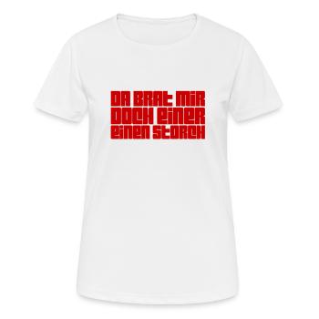 That surprises me - Women's Breathable T-Shirt - white - Front - AI Model Female 172 dark (172cm)