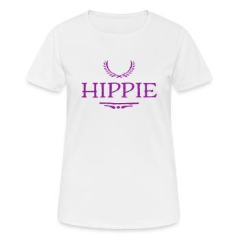 Hippie - T-shirt respirant Femme - blanc - Devant - AI Model Female 172 dark (172cm)