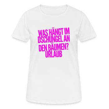 so ist der Dschungel - Frauen T-Shirt atmungsaktiv - Weiß - Vorne - AI Model Female 172 dark (172cm)