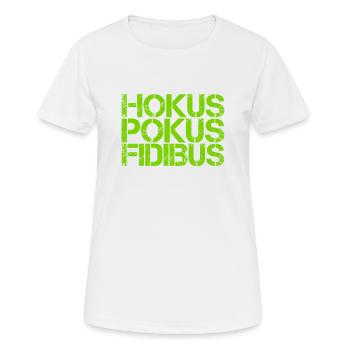 das ist Magie - Frauen T-Shirt atmungsaktiv - Weiß - Vorne - AI Model Female 172 dark (172cm)