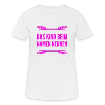 I'll tell it like it is - Women's Breathable T-Shirt - white - Front - AI Model Female 172 dark (172cm)