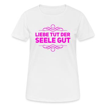 Love is a miracle - Women's Breathable T-Shirt - white - Front - AI Model Female 172 dark (172cm)
