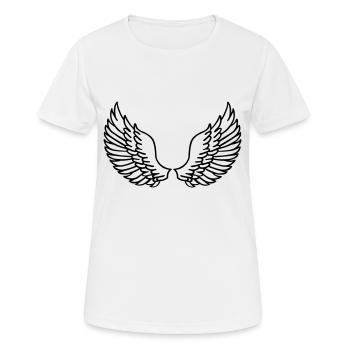 Wings - Women's Breathable T-Shirt - white - Front - AI Model Female 172 dark (172cm)