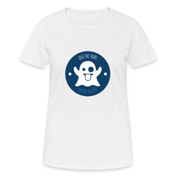 Perdre la chemise, ta saleté floue - T-shirt respirant Femme - blanc - Devant - AI Model Female 172 dark (172cm)