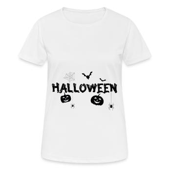 halloween - T-shirt respirant Femme - blanc - Devant - AI Model Female 172 dark (172cm)