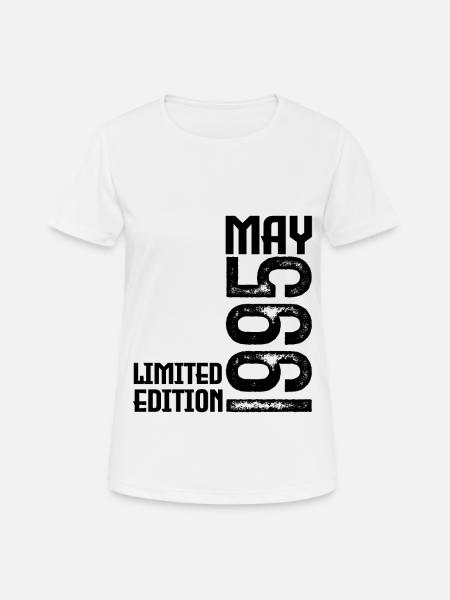 Gift May 1995. anniversary may 1995. May 1995. - Women's Breathable T-Shirt - white