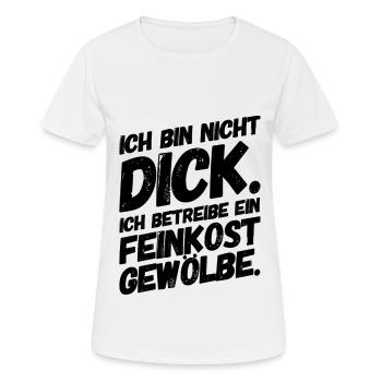 Lustige Sprüche Abnehmen Gewölbe - Frauen T-Shirt atmungsaktiv - Weiß - Vorne - AI Model Female 172 dark (172cm)