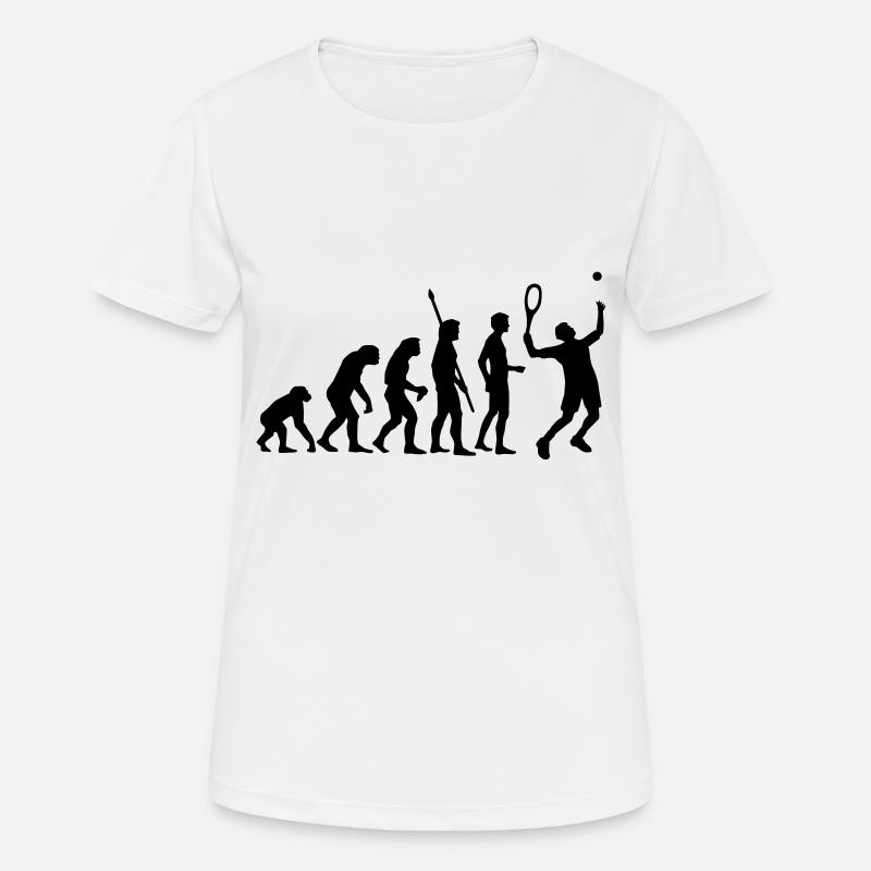 evolution_tennis_b_1c - Women's Breathable T-Shirt - white