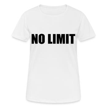 No limit - Women's Breathable T-Shirt - white - Front - AI Model Female 172 dark (172cm)